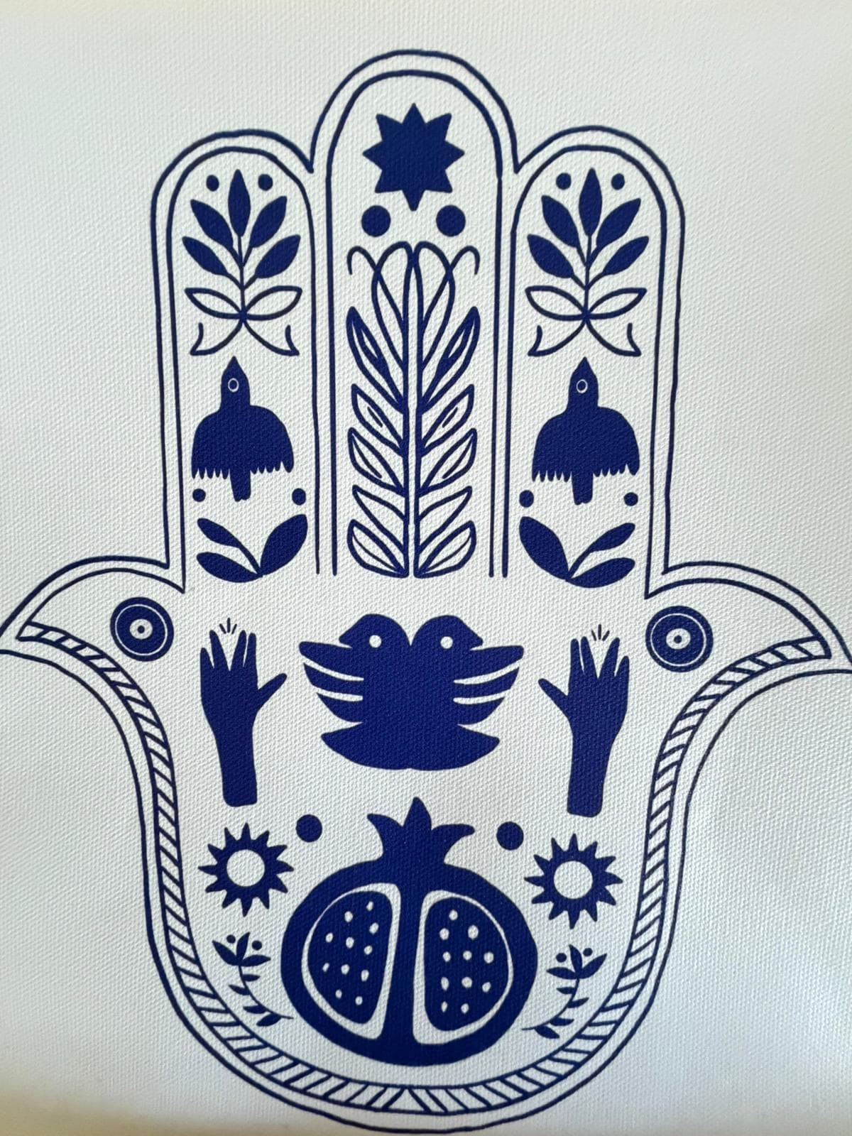 Modern Folk Hamsa Illustration